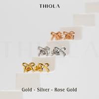 Gambar THIQLA - Anting Korean Style Farrah - Anting Wanita Dilapisi 5 Lapisan Emas Asli 18K - Garansi SEUMUR HIDUP Anting Anti Karat, Anti Hitam - Aksesoris Perhiasan Stainless Steel 316L: Bahan Hypoallergenic - Bukan Anting Titanium - RoseGold dari THIQLA - Perhiasan Amanah undefined 4 Tokopedia