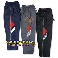 Gambar Celana olahraga panjang. Paket hemat 3 pcs 70 ribu, Celana panjang training ukuran XL & XXL Sport UV-Protective Cuci Dingin - hitam, navy, abu-abu, super jumbo dari ZS Production undefined 1 Tokopedia