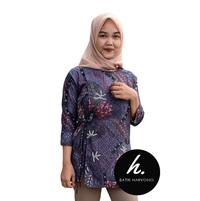 Gambar BATIK HARYONO Baju Wanita Blus Seragam Kondangan Kerja Lengan 3/4 Kantor - Abu, M dari Batik Haryono Store undefined 1 Tokopedia