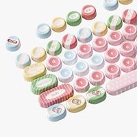 Akko BottleCap Keycaps Set PBT Dye-Sub 131 key Keycapsfor Mechanical Keyboard - foto 2