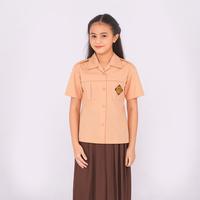 Gambar Primaragam Baju Seragam Pramuka Sd Anak Perempuan Penggalang Pendek Smp Cewek Putri Kancing - S dari primaragam undefined 1 Tokopedia