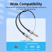 Gambar Vention Kabel Audio Aux 3.5mm to Dual 6.5mm Stereo to Dual Mono BAR 1m - 1m dari Mall IT Medan undefined 3 Tokopedia