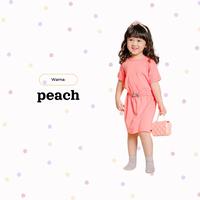 Gambar Vita - Dress Anak Perempuan [Size 1 - 5 Tahun] | Baju Dres Kaos Tunic Cewek - Navy, SIZE 4 dari BAJUANAKHUFUT undefined 5 Tokopedia