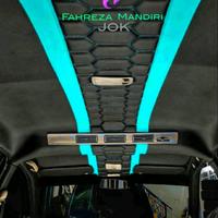 Gambar plafon mobil kulit pelingung plafon variasi plafon.lapisan pelindung atap semua mobil sedan Car - hitam list biru, calya dari Fahreza Mandiri Jok undefined 4 Tokopedia