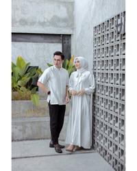Gambar Faradina Exclusive Sarimbit Couple Pasangan 2026 Baju Seragam Lebaran Keluarga Terbaru Motif Edelwise - Koko Putih, Standar (Ld 110) dari FaradinaOfficiall undefined 3 Tokopedia