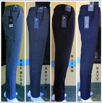Gambar Celana Formal Bahan Twis Teflon Kain Licin Regular Kerja Kantor Celana Sopan Pria Panjang Hitam Slim Fit Abu Tebal Nyaman Chino Navy - Matte Black, 27 dari NEISTER undefined 4 Tokopedia