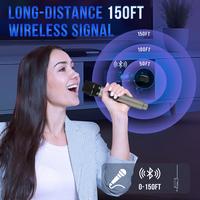 Gambar NEW BAXS Mic wireless 2 mic murah CS100/CS200,UHF Set Mikrofon Isi Ulang,Mic karaoke suara jernih,mic wireless karaoke murah,50 meter，Bernyanyi, KTV, karaoke, pesta, pertunjukan，mikrofon portable wireless set - CS100 dari newbaxs undefined 2 Tokopedia