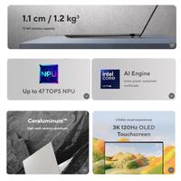 Gambar Laptop Asus Zenbook S14 OLED UX5406SA Touch Ultra 7 Ai 258V 32Gb 1Tb 14" 3K W11 OHS - LAPTOP, GREY dari GAMING DISTRIBUTOR ID undefined 3 Tokopedia