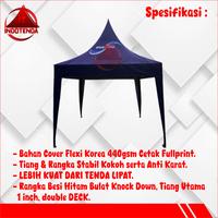 Gambar Tenda Kerucut ukuran 3x4m Digital Printing Sablon Tenda Bazar Jualan Event dari INDOTENDA_NEW undefined 2 Tokopedia