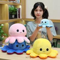Gambar Boneka Gurita Octopus Halus Bolak - Balik Dua Sisi Reversible - Kuning-Oren Bsr dari jajat keris8 undefined 1 Tokopedia