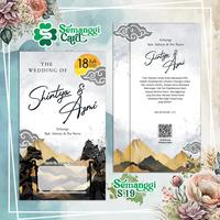 Gambar [50 PCS] UNDANGAN PERNIKAHAN AESTETHIC & CANTIK - SMG 15/22 - SMG 15 dari SamnaOfficial undefined 5 Tokopedia
