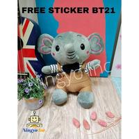 Gambar BONEKA BABY ELEPHANT BAYI GAJAH LUCU IMUT BAHAN IMPOR HALUS PREMIUM dari dhanesh68h undefined 4 Tokopedia