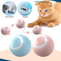 Gambar mainan kucing anjing bola putar otomatis smart pet cat dog rolling ball dari ArkamayaStore undefined 1 Tokopedia