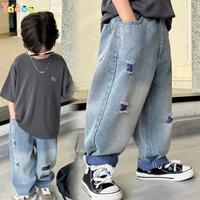 Gambar Yacoo Celana Jeans Anak Laki-laki 2-12 Tahun Celana Panjang Robek Longgar Anak Laki-laki Baru 2025- Fashion Baggy - 241098, 100 dari Yacoo undefined 1 Tokopedia
