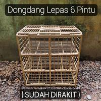 Gambar Dongdang Lepas Merpati 6 Pintu Full Bambu Tua Sudah Dirakit dari AF Sangkar undefined 1 Tokopedia