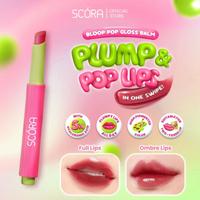 Gambar SCORA Bloop Pop Gloos Balm Plump & Pop Lips 2gr - 05. Cherry Pie dari LailaKosmetik undefined 1 Tokopedia