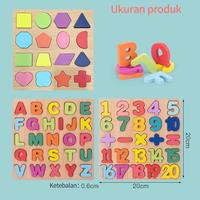 Gambar Mainan Puzzle Pendidikan Anak Alphabet Number Games Toys Papan Kayu Belajar Huruf Angka Set Hadiah - ANGKA - 1011 dari Mister Mainan undefined 5 Tokopedia