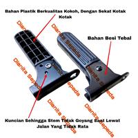 Gambar footstep depan step sepeda listrik pijakan kaki food step sepasang exotic pacific kiso uwinfly goda Genio sunrace universal sparepart asesoris selis dari Dunia Sepeda Gmc undefined 2 Tokopedia