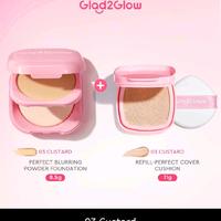 Gambar Compact Powder Bedak Padat G2G Wajah Cusion untuk Kulit Cerah - paket murah glad2glow dari Nabila lathifa undefined 2 Tokopedia