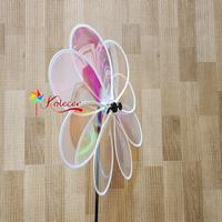 Gambar Kolecer Kincir Angin Cermin Big 8 Petal Hiasan Taman Pinwheel Pengusir Ular Burung Kitiran dari Kolecer Pinwheel undefined 4 Tokopedia