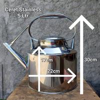 Gambar Ceret Angkringan Stainless 5 Liter Awet Tebal Teko Pot Ketel Air dari PURWA KARYA undefined 3 Tokopedia