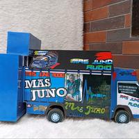 Gambar Miniatur Truk sound Horeg Riswanda pro Audio Truck oleng bawa sound/system - Wahyu Abadi, Kecil Tanpa Lampu dari Mirza Sablon undefined 3 Tokopedia