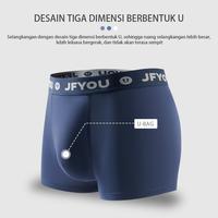Gambar Jfyou  Celana Dalam Pria  Katun Premium Polos  Celana Dalam Pria Brief Tencel 4 Pcs Kapas - NO.2 Hitam （1PCS), M dari GROSIR RANSELANUGERAHHH undefined 4 Tokopedia