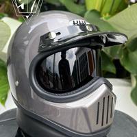 Gambar Helm KHC Cakil Original Full Face SNI Pet Inner Visor Free Gogle Motorcycle - KHC hitam glosy+pet, S 55-56 dari sadean helm solo undefined 5 Tokopedia
