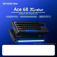 MCHOSE ACE68 / ACE 68 Turbo 16K RGB HE Hall Efect Rapid Trigger Aluminium Alloy Magnetic Gaming Keyboard - foto 2