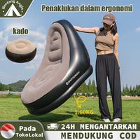 Gambar Sofa angin santai portable/sofa angin camping/sofa Angin Santai+Sofa Angin Santai Dengan  Outdoors Sofa Tiup Angin Lazy Bag Outdoor - Abu-abu 【Electric pump】 dari Bentang Angin undefined 1 Tokopedia