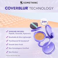 Gambar SOMETHINC [2 PCS] COVERBLUR Pro Filter Breathable Cushion SPF 40 PA++++. + Calm Down! Skinpair R-Cover Cream 30 ml - C00 Cotton dari Somethinc undefined 3 Tokopedia
