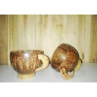 Gambar PREMIUM gelas cangkir teh/ cangkir kopi kerajinan batok tempurung kelapa dari Surya Trade Panel undefined 2 Tokopedia