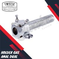 Gambar PREMIUM Holder Gas Amal Throttle Twin Dual Cable Model EMGO Stang 7/8" dari DesainDinamo Shop undefined 3 Tokopedia