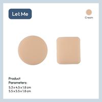 Gambar Let Me Cotton Powder Puff - Sponge Bedak Tabur atau Foundation Bantalan Aplicator Make Up Alat Kecantikan Loose Powder Blender Setting Wajah LM-2262 - Kotak + Bulat dari Letme Home Living undefined 1 Tokopedia