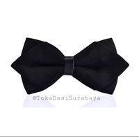 Gambar Dasi kupu bowtie import! Hitam black model shape diamond dewasa pria dari OSGROSIR SURABAYA undefined 1 Tokopedia
