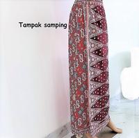 Gambar Rok span karet panjang batik cap katun wanita dari My Ethnic Batik undefined 4 Tokopedia