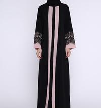 Gambar Abaya jetblack renda dari alabels undefined 1 Tokopedia
