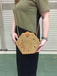 Gambar Tas rotan bali full ata TALI KULIT SAPI HEXA dari Dnizshop 2 undefined 3 Tokopedia