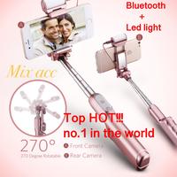 Gambar Tongsis Bluetooth Selfie Stick Led Fill Light Flash and Mirror kaca A6 dari Mix acc88 undefined 1 Tokopedia