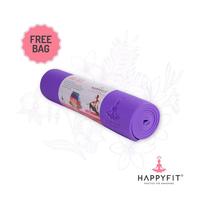 Gambar MATRAS YOGA HAPPY FIT/YOGA MATT HAPPYFIT 6 MM POLOS BONUS TAS ORIGINAL dari Besar sport undefined 2 Tokopedia