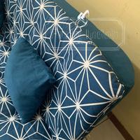 Gambar Sofa bed IMPORT biru dari Furla Indah undefined 4 Tokopedia