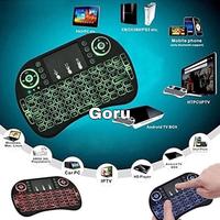 Gambar Keyboard mini i8 warna Backlit Color Touchpad wireless Laptop Game TV dari goru undefined 3 Tokopedia