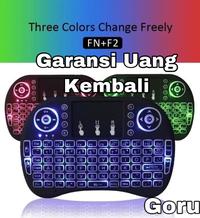 Gambar Keyboard mini i8 warna Backlit Color Touchpad wireless Laptop Game TV dari goru undefined 2 Tokopedia
