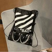 Gambar STRING BAG / TAS SERUT / GYMSACK / SLING BAG OFF WHITE POLOS ORI - Putih dari Claudia Aquarium undefined 1 Tokopedia