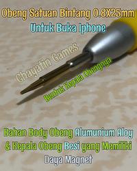 Gambar Obeng HP Satuan Model Bintang Ukuran 0.8mm x 25mm Untuk HP Iphone dari Chayatin Games undefined 2 Tokopedia