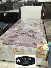 Gambar Denaya Bed Sorong 2in1 Knitting Polos dari CelineFurniture undefined 2 Tokopedia