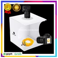Gambar PULUZ Photo Studio Mini Soft Box Ring Light 20x20cm with 6 Backdrop dari PusakaID undefined 5 Tokopedia