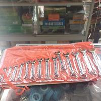 Gambar kunci ring pas set Fukung 14 pcs 8-24 mm original dari HomzKitz undefined 1 Tokopedia
