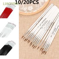 Gambar 10/20pcs Thin Art Supplies Nylon Hand Painted Acrylic Painting Brush dari Porwanto shop undefined 1 Tokopedia
