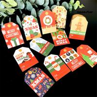 Gambar MS 144Pcs ristmas Kraft Paper Tags Gift Labels Cards DIY Hanging dari Rivangga Store undefined 3 Tokopedia